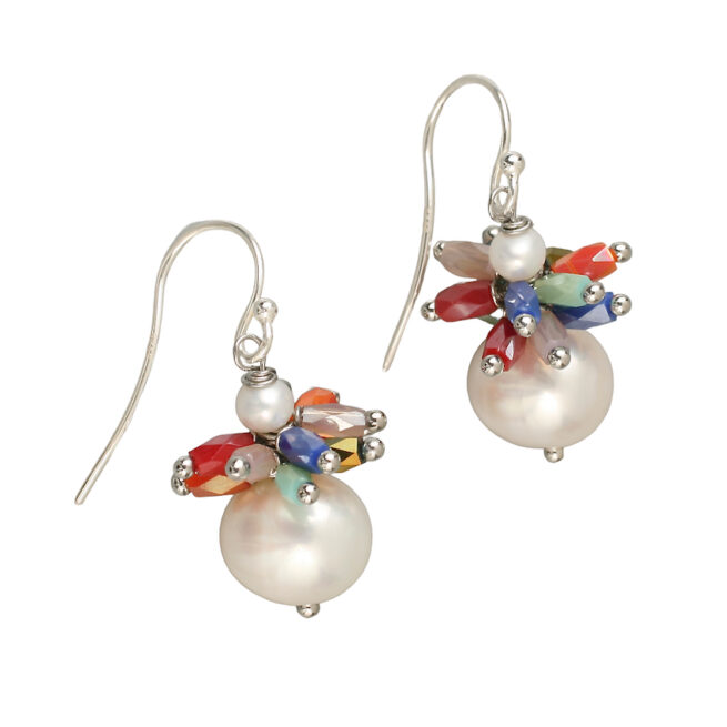 Pearl & Crystal Earring