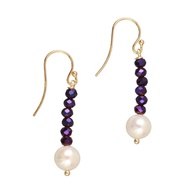 Crystal & Pearl Earring